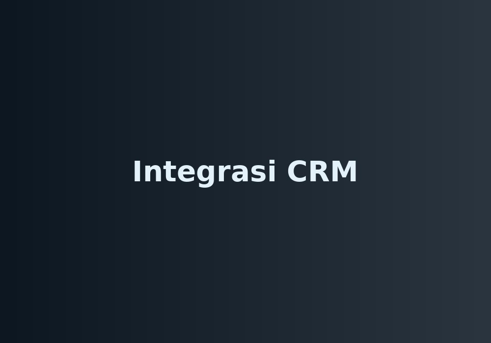 Dashboard integrasi dukungan pelanggan